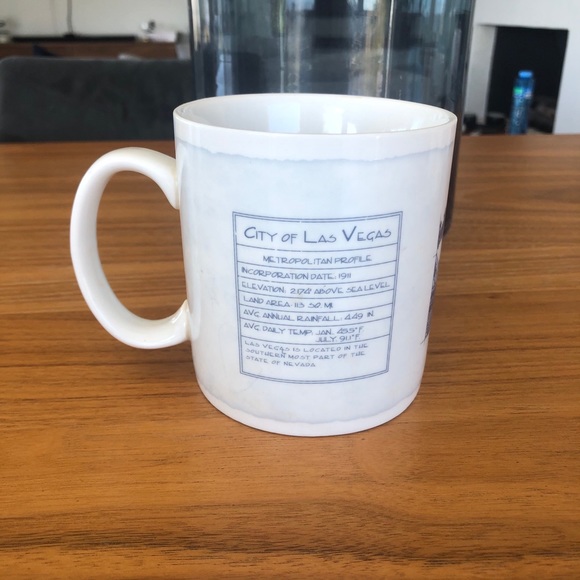 STARBUCKS LAS VEGAS blue & white coffee cup - Picture 3 of 4